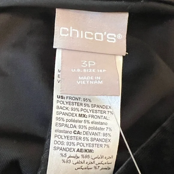 Chico’s velvet and sequins evening slim leg pants - Picture 7 of 8